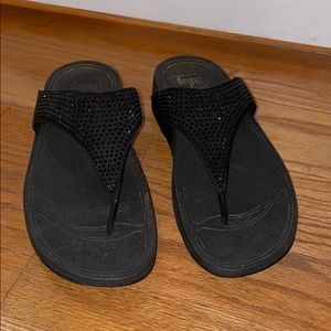 Black Fit flops